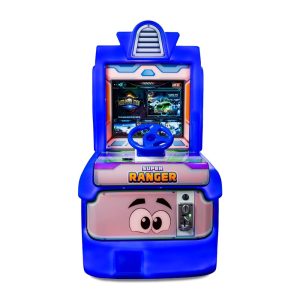 Máquina de Juegos Infantil Carreras 1 Jugador Azul Triqui Toys CP-K001Y-B