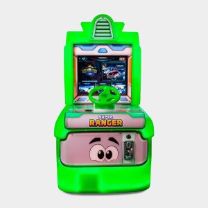 Máquina de Juegos Infantil Carreras 1 Jugador Verde Triqui Toys CP-K001Y-G